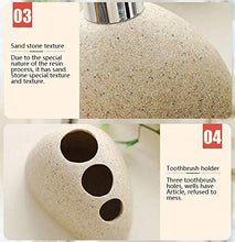 JTKDL Set di Accessori da Bagno 5 Pezzi - Portaspazzolino Portasapone Distributore di Sapone/Lozione Bicchiere,Black
