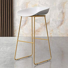 Ferro battuto Bar Stool contatore sedia di metallo industriale Bar Stool Sgabello Alto con il piede e il piede Area di servizio, Hip sedile in plastica, in grado di utilizzare bar ristorante interno e
