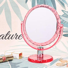 Specchio da Tavolo Pieghevole,Angolo Regolabile Cosmetico per La Camera da Letto del Dormitorio della Studentessa della Ragazza Trucco