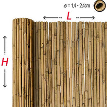 Balcone Protezione Schermata di Privacy del Recinto Realizzato in Legno di bambù Puro al 100% Fonte di Ombreggiatura Collegare con Fili Resistenti alle Intemperie