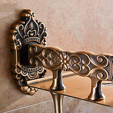 JKCKHA Northern Europe. Bella Retro Tre Strati + Stelo Bold Angoli arrotondati in Alluminio Libero di punzonatura Bagno Hotel Bathroom Rack/Shelf Multifunzione