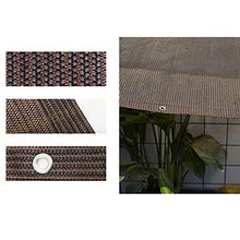 YS Panno Parasole Multiuso per Esterni con Protezione Solare Al 95% Bordo Nastrato Marrone con Occhielli per Copertura Vegetale per Fiori in Serra, Piante, Prato da Giardino,Marrone,23M