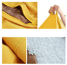 HongTeng Divani Sacchetto di fagioli multicolore Tatami Divano pigro Divano di svago creativo Piccolo reclinabile Camera da letto Balcone Singolo sedia a dondolo in tessuto Grande con poggiapiedi 90 ×