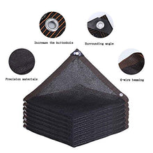HTL durevole 12-Pin parasole Net, addensato panno ombreggiante, utilizzato per isolamento termico protezione solare per davanzale, tetto, piscina. il tasso di ombreggiatura è 90%, nero, 5M* 15M