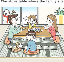 N / A Riscaldamento tavolino all'Interno kotatsu Insieme, Vivere Pan Tatami Giapponese con Tavolo, Riscaldamento, Biancheria da Letto, Tappetino futon