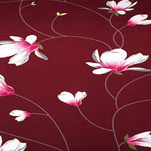 VanderHOME Copridivano Elasticizzato Serie di Fiori e Foglie 3 posti Fodera per Divano, Magnolia-R