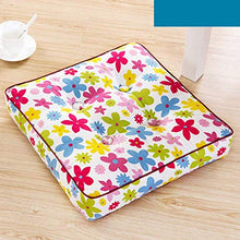 XHNXHN Cuscino del Sedile Tatami Futon, Imbottiture trapuntate Traspiranti Tappetino per Sgabello Quadrato Addensato Cuscini per sedie da Pranzo Imbottiti Morbidi e Confortevoli-d L50xh50cm (20x20I