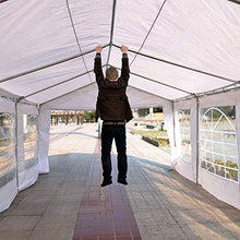 miozzi Tendostruttura per Feste Matrimonio in Acciaio Impermeabile Bianco 6x4x2.8m