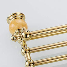 Rishx Portasciugamani Mobile in Bronzo Antico da 4 Bar Europeo Lusso Regolabile in Acciaio Inox con Base in Marmo mensola Porta Asciugamani Accessori per Il Bagno portasciugamani