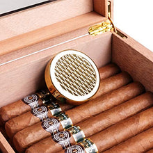 Cigar Box, Cigar Humidor Legno di Cedro Cigar Box Trasparente Tetto apribile Humidor Cigar Box Nero può Tenere 35 Alta qualità (Size : 29.5x24.7x11.2cm)