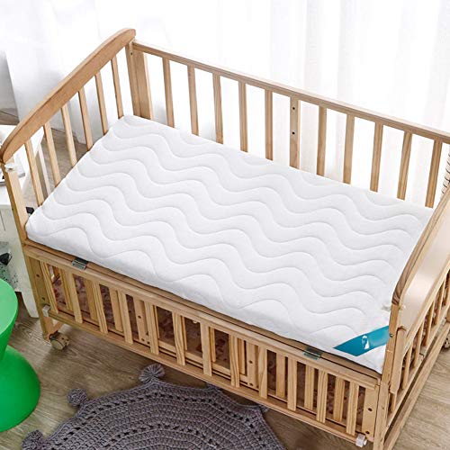 YXXCD Alta qualità Bambino Materasso Letto Futon, Protezione Back Tatami Materasso Confortevole Pavimento Tappetino Traspirante Morbido Presepe Domestico-Bianca 70x130cm(27x51inch)