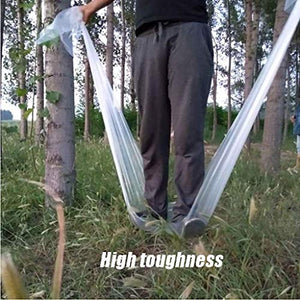 MTYLX Outdoor Multifunzionale Incatramata, Clear Antipioggia con Occhielli Addensare Isolamento Foglio Antipioggia Capannone Telo Della Tenda Impermeabile,2Mx5M,2Mx5M