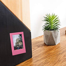 Portafoto - Portafoto magnetico Frigo Mini Portafoto 3 pollici Magnete per frigorifero(Rosa)
