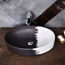 Pool Lavabo sopra lavabo da appoggio Lavabo Rotondo da Lavoro Lavabo Creativo Lavabo da Toilette individualità Semplice (57x37x13cm) Lavandini Bagno
