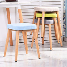 Sgabello Resistente per Soggiorno Stile moderno Sgabello quadrato semplice for camera da letto Soggiorno Sgabello in tessuto Art Makeup Sgabello Piccolo sgabello for bambini Decorazione Vanity Sgabell