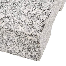 vidaXL Base per Parasole Rettangolare Robusta Stabile Elegante con Adattatori Supporto per Ombrellone in Granito 25 kg Tubo in Acciaio