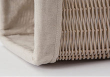 Cestini Portaoggetti Cestino Bin Vestiti Snack Detriti Scatola Di Giocattoli Naturale Liu Rattan Tessuti A Mano Camera Da Letto Soggiorno TG,Small