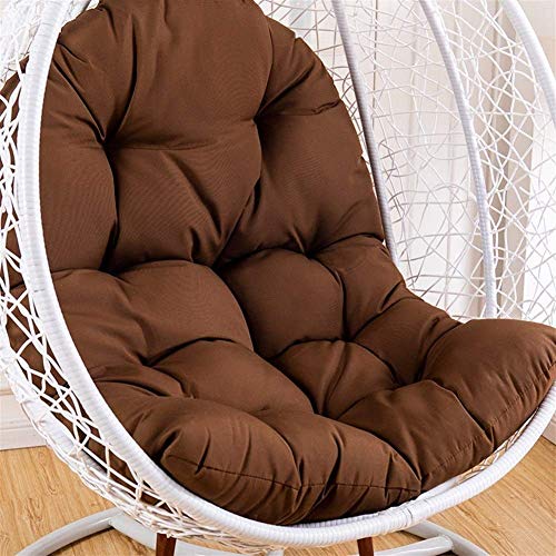 Yxxc Grande Cuscino del Sedile Impermeabile Appeso Uovo Amaca Cuscino Sedia Altalena Senza Supporto, Culla Papasan Cuscino Sedia Altalena, Cuscini Sedia sospesa caffè