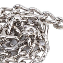 Omabeta, catena di estensione resistente alla corrosione, utile in acciaio inox, per cinghie di sospensione con moschettoni