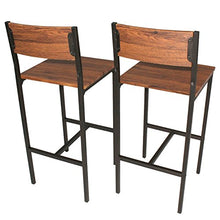yelloo MOD. Venice Set 2 SGABELLI Bar Marrone Sgabelli Alti Sgabelli da Bar Mobili Cucina Arredamento