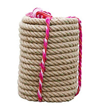 MAGFYLYDL Corda di Iuta di 3 Cm E 4 Cm di Spessore, Speciale per Trazione al Tiro alla Fune, Lunghezza 10 M, 15 M, 20 M, 25 M, 30 M, 40 M(Size:3 cm thick15M)