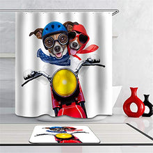 LIYAN Combinazione Bagno. Immagini Chiare E Colori Vivaci Rendono Il Tuo Bagno Pieno di Vita. Accessori da Bagno. Bel Cane di Coppia.