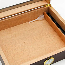 WLMGWRXB Humidor da Tavolo Scatola per sigari per sigari, con igrometro e umidificatore per 20-35 sigari
