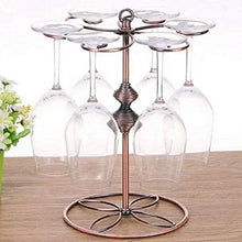 LXTIN Portafiori Portabicchieri filettato da Vino Capovolto Appeso Ornamenti portabicchieri creativi in Ferro battuto Bar Porta Bicchieri KTV portabicchieri Appeso portabottiglie appes