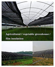 Rete ombreggiante Black Sun Mesh con Gommini, 95% Panno Anti-UV Resistente per Piante da Giardino, Crittografia e Impiego Pesante (Size : 8×8m)