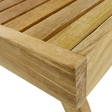 PrimeMatik - Vassoio da Letto 55 x 35 x 5 cm Pieghevole di Teak Certificato