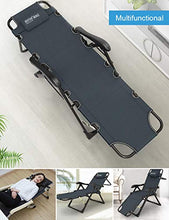 SHUAIIJUAN Sedia per il tempo libero domestico Sdraio pieghevole esterno del giardino sedia regolabile Sdraio reclinabile reclinabile con poggiatesta portatile for Beach Patio Pool escursione di campe