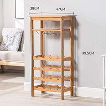 YZ-YUAN Armadi per Vino Scaffale per Vino Soggiorno Armadietto per Vino da Parete Portabottiglie Piccolo Creativo Scaffale per Vino Portabicchieri Armadio in Legno massello Forte capacità di stoccag