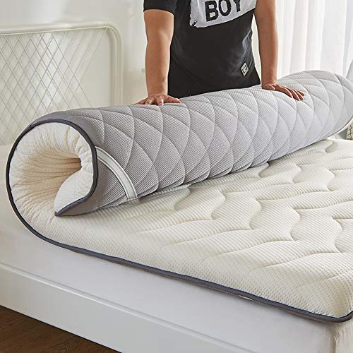 qwert Futon Tatami - Materasso Giapponese da Pavimento per Studenti Tatami, Pieghevole e Antiscivolo, Tappetino Tatami da Pavimento, Spesso e Pieghevole, 120 x 200 cm