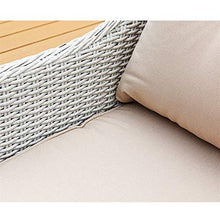 HLZY Tavolo in Vimini in Rattan mobili in Patio e Set Sedia, Tavolo da Giardino e sedie da Giardino del Patio a Colori del tè e sedie del Patio Conservatorio del caffè da caffè da Esterno