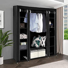 Sgualie - Armadio in tessuto non tessuto, 172 x 134 x 43 cm, 172 x 135 x 43 3 porte., France