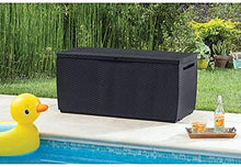 Scatole di storage ideale, scatole di stoccaggio all'aperto, sguardo rattan un favoloso design, posti a sedere e le esigenze del giardino,Grey