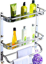 AINIYF Bagno Bagno Doccia Mensola Organizzatore a Parete in Acciaio Inox Punch Colla Libera Torre del Gancio del Gancio Fino Fence (Dimensioni: 41x14x56cm)