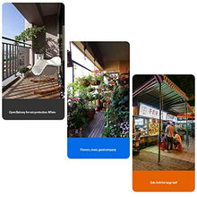 DLMSDG Telone Impermeabile per Esterno, for Isolamento Vegetale Film Morbido in PVC Trasparente Occhiello in Metallo Tenda da Sole for Patio Esterno(1x1.5m(3.28x4.92ft))