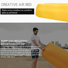 TTAototech Lettino Gonfiabile Divano Ad Aria Amaca Portatile, Impermeabile E Anti-Perdite Daria Design Ideale Divano per Cortile in Riva al Lago Spiaggia Viaggi Campeggio Picnic E Festival Musicali