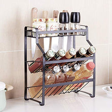 LYM &ripiano di stoccaggio Cucina Rack Bagagli, organizzatore Multifunzionale for Cucina Bagno Giardino Trucco dell'organizzatore di visualizzazione Scaffale di Finitura