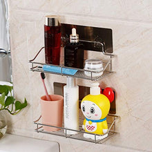 IUYJVR Mensola per Doccia Organizer Caddy Portaoggetti da Bagno Autoadesivo in Acciaio Inossidabile SUS304 - Nessuna Perforazione