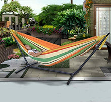 CYzpf Amaca da Campeggio con Cuscino Portatile Leggero Mobili da Giardino per Esterni Singolo Doppio Equipaggiamento per Dormire in Tela Viaggi Beach Garden Lounging Indoor