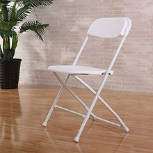 JCXOZ-Sedia Pieghevole Plastica Sedia Pieghevole, Home Indietro Sedia Facile da trasportare all'aperto Giardino Scrivania Sedia Chair