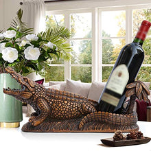 LHQ-HQ Bottiglia di Vino Wine Rack Rack Domestici creativi Wine Rack Soggiorno Coccodrillo Resina Bottle Rack personalità Wine Rack Decoration