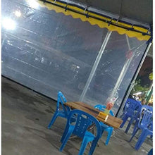 ZXHQ Telone Impermeabile per Esterno Trasparente 2x8m, Teloni Impermeabili Occhiellati Trasparenti, Telo di Protezione Trasparente Telone Multiuso per Gazebo Carport Piante