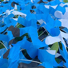 FCXBQ Rete Mimetica per boschi Rete ombreggiante per reti da Campeggio Nascondi reti mimetiche da Campeggio Reti da Protezione Solare, 10 Misure (Colore: Blu, Dimensioni: 4x5m)