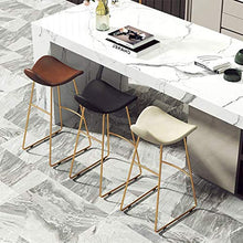 Sgabello Da Bar Bar moderno Sgabello da bar sedia imbottita Sgabello Alto, sede blu dell'unità di elaborazione con base metallica Bar Stool for la cucina, bistrot, caffè, pub Max.carico 200kg