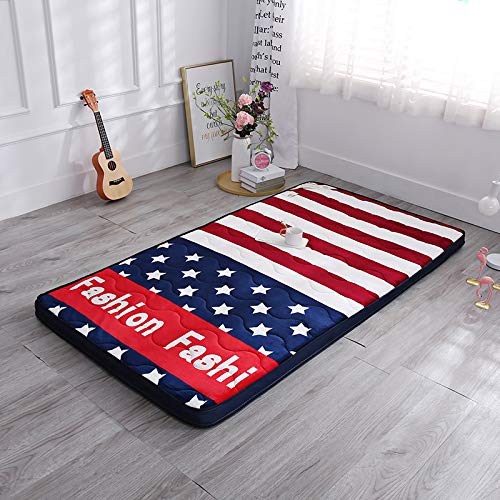 YANKE Materassi Spessi di Tatami materassi Student materassi dormitorio Non Slip futon Pieghevole Materasso-F-1.2x1.9m