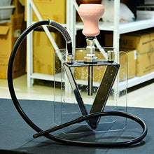 Tabacco Narghile, Narghilè Shisha Acrilico Set Tubo di Tabacco con Sheesha Ciotola in Silicone Tubo Metallico Tenaglie di Metallo Tubi per Acqua di Sorgente Strumenti