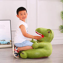 Domybest Copridivano per Bambini Senza Imbottitura Interna Seduta per Bambini a Forma di Dinosauro Poltrona per Bambini Morbida Divano per Bambini